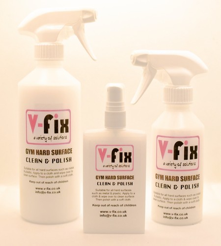 Gym hard surface clean - gym,